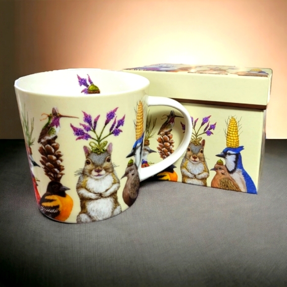 New PPDesign Gift Boxed Porcelain Mug, 13.5 oz, by Vicki Sawyer - Party Snacks. - Picture 2 of 7